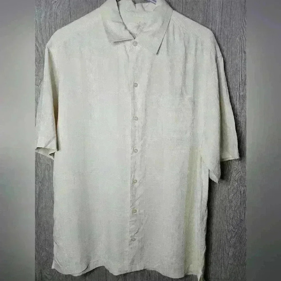 Tommy Bahama Silk button-down shirt - Picture 1 of 5
